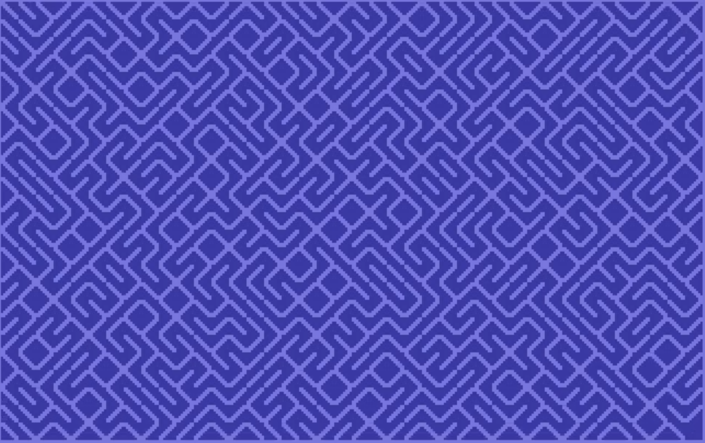 a maze made up of slash characters